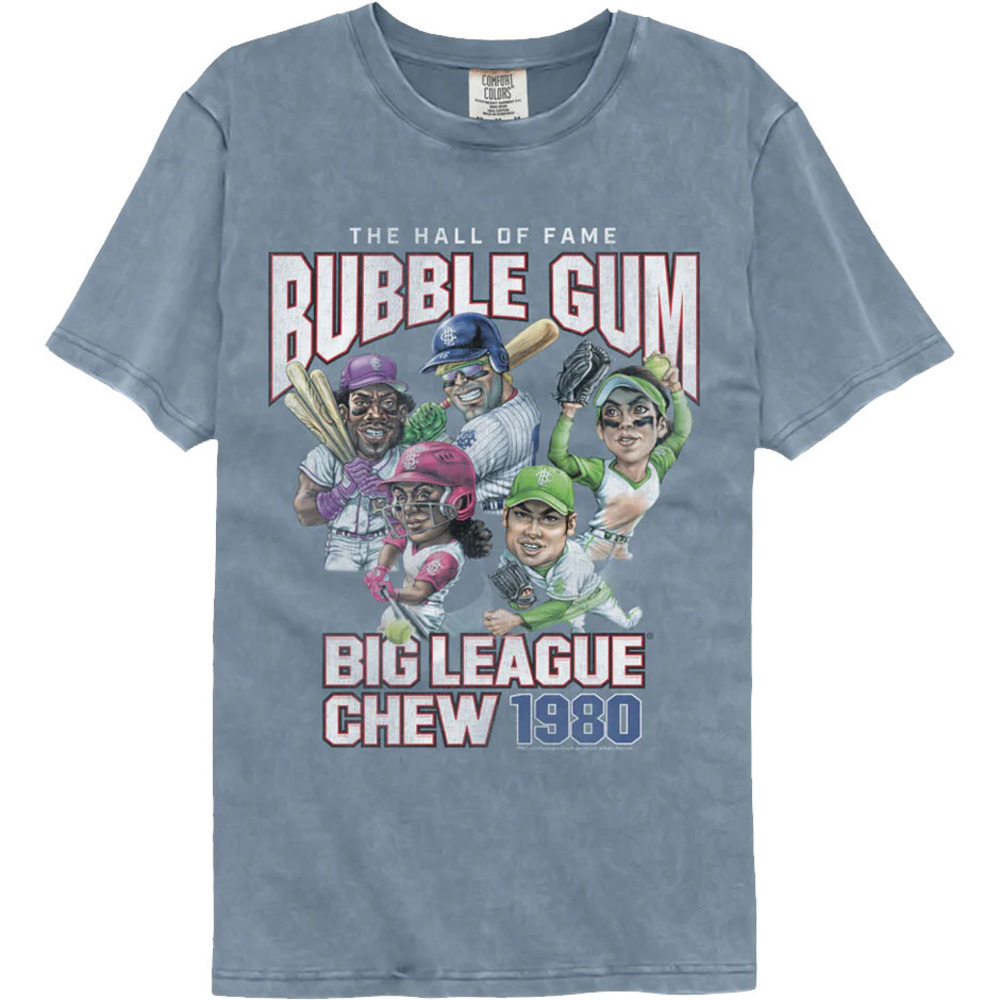 Hall Of Fame Bubble Gum Big League Chew Comfort Colors Brand Tshirt